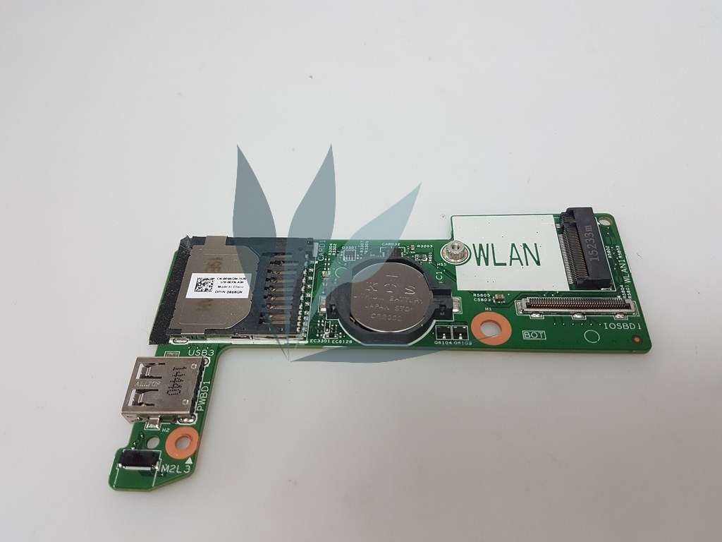 Carte audio avec sortie USB et lecteur de carte pour DELL Inspiron 13