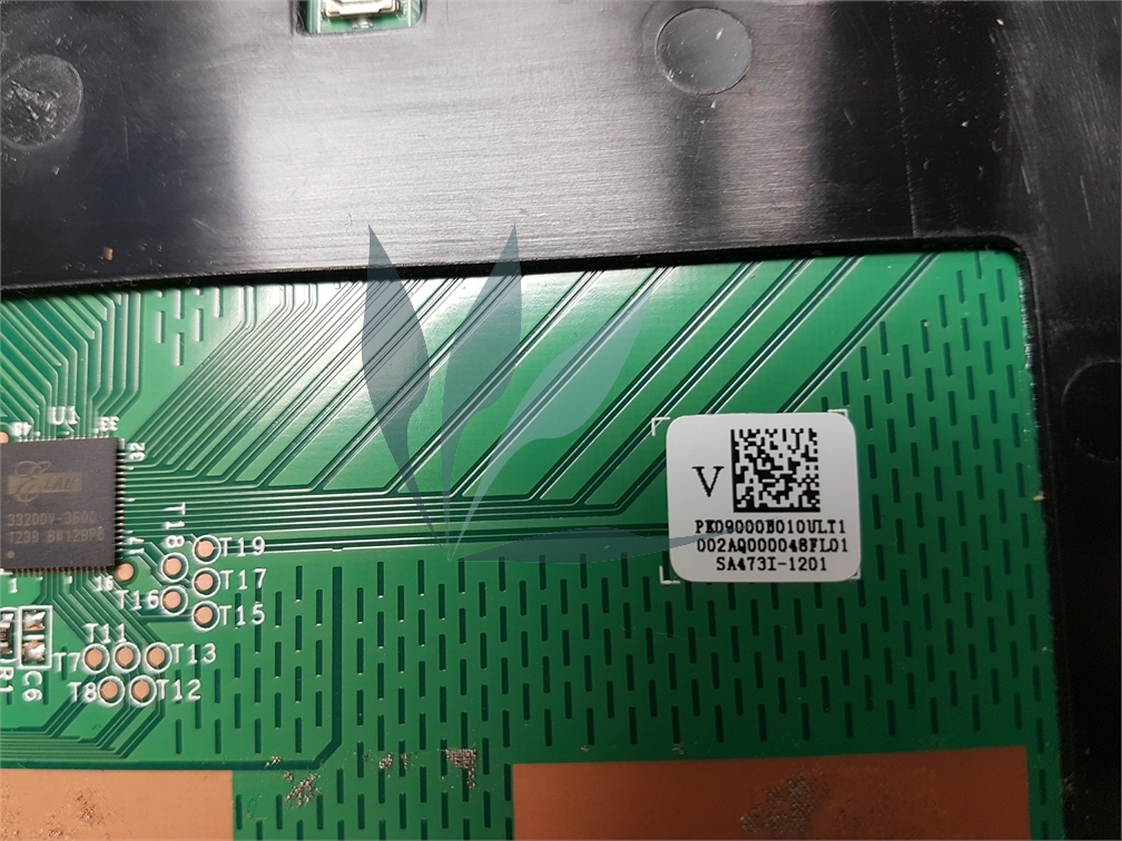 Pavé tactile noir avec nappe
pour Asus K95V