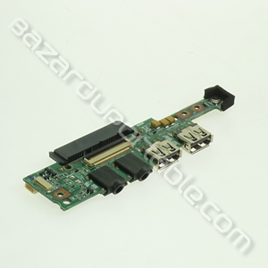 Carte audio avec sorties USB et adaptateur disque dur pour Asus EeePC 1005HA