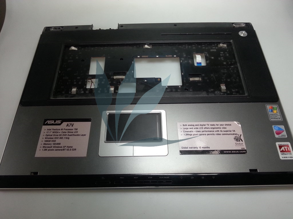 Plasturgie coque repose-poignets pour Asus A7V