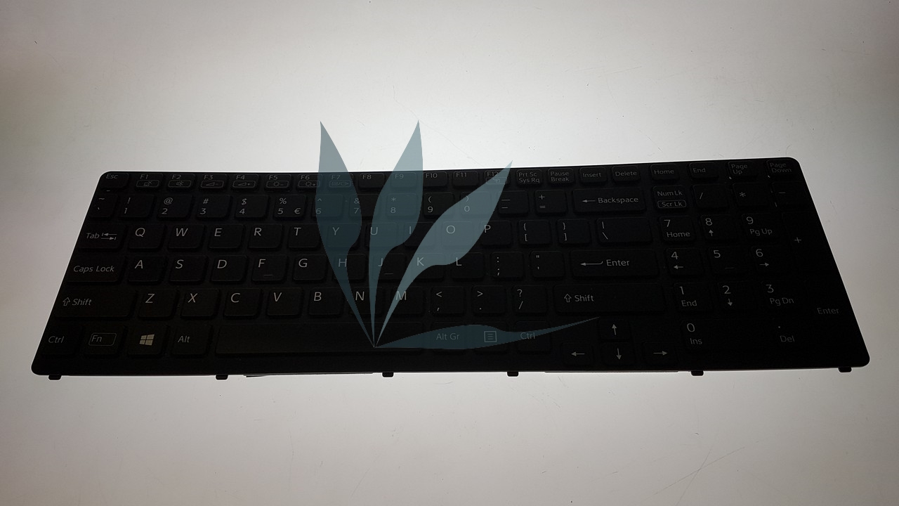 Clavier noir US QWERTY pour Sony Vaio SVE171C11M