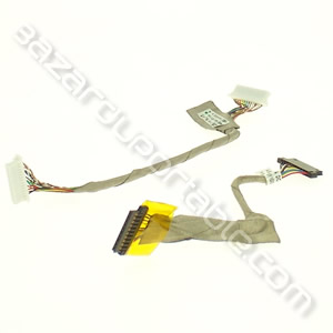 Câble double carte connecteur alimentation et connecteur réseau / carte mère pour Packard-Bell Easynote BG48