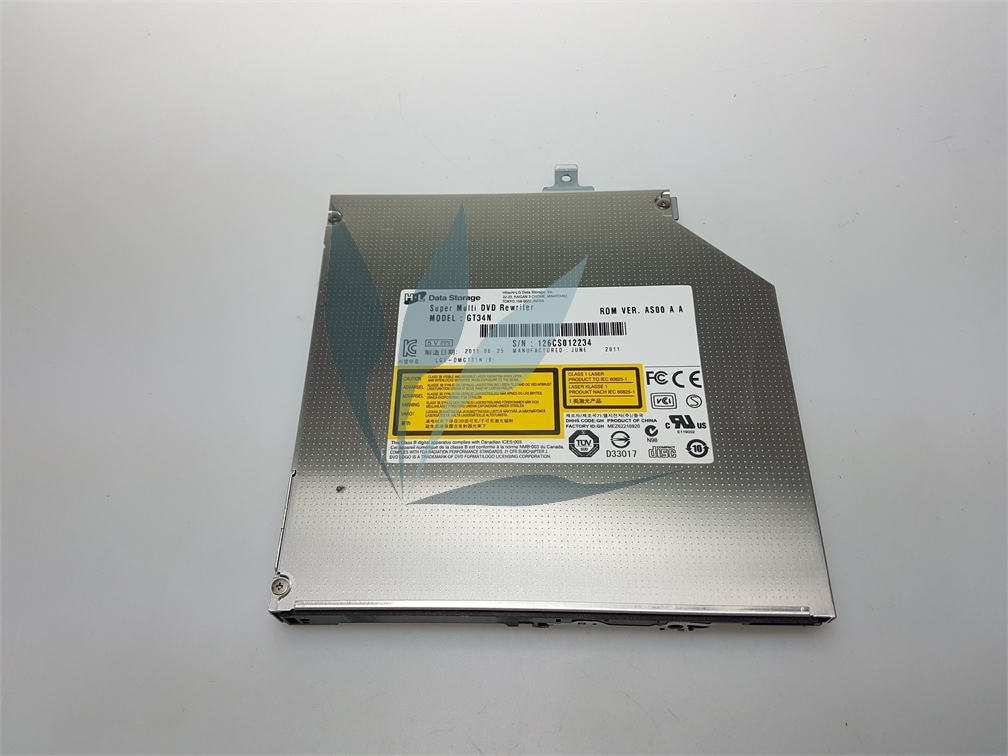 Graveur et lecteur DVD d'origine pour portable.
Branchement par la prise SATA. Graveur DVD multi-formats acceptant également les DVD double-couche.
Vitesses de gravure : 8X/6X/5X/6X/6X.
Modèle : PLDS / DS-8A3S

Produit garanti 3 mois
Les graveurs et