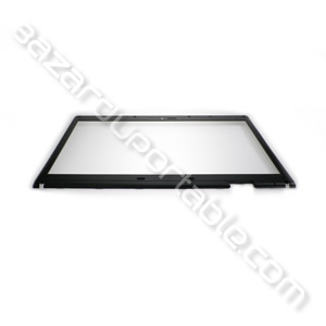 Plasturgie écran capot intérieur (façade) pour Packard-Bell Easynote SJ51 (1 clips cassé situé à l'intérieur à gauche de la plasturgie)