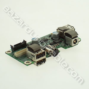 Carte power avec sorties USB, connecteur d'alimentation, connecteur TV pour Packard-Bell Easynote W8930