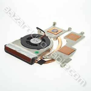 Ventilateur processeur avec radiateur pour Packard-Bell Easynote W8930