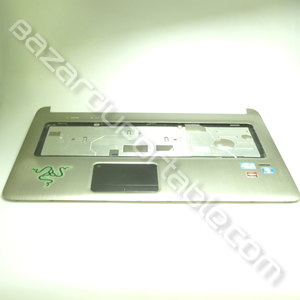Plasturgie coque capot supérieur repose poignée avec touchpad, carte reconnaissance digitale et nappes pour HP pavilion DV7-6