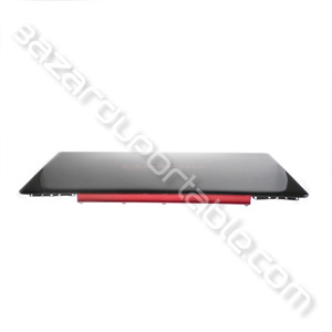 Plasturgie écran capot supérieur pour Toshiba Qosmio X500 (surface comportant quelques rayures)