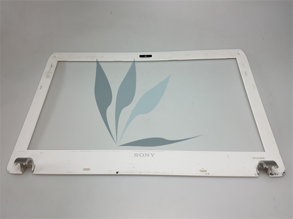 Bezel blanc avec cache charnières pour Sony Vaio PCG-51112m