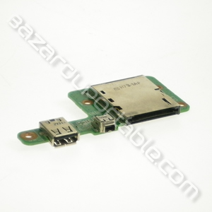 Carte sortie firewire avec sortie USB et lecteur de carte SD pour DELL XPS M1730