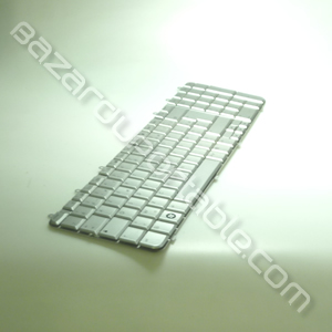 Clavier AZERTY Argent pour HP pavilion DV7-1120 