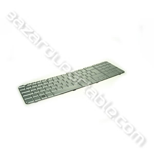 Clavier français Argent pour HP pavilion DV7 (modèle 17.0 pouces)