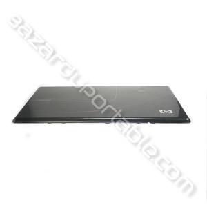 Plasturgie écran, capot supérieur avec carte led pour HP Pavilion HDX18 (à noter un point d'enfoncement à droite de la plasturgie) 
