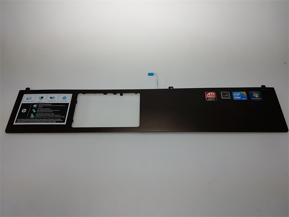 Repose poignets avec lecteur d'empreinte digitale et nappe pour HP Probook 4720S