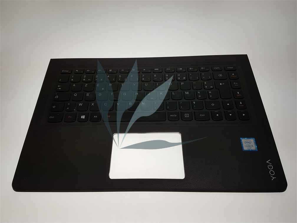 Repose poignets noir avec clavier francais sans touchpad pour Lenovo Yoga 900-13ISK