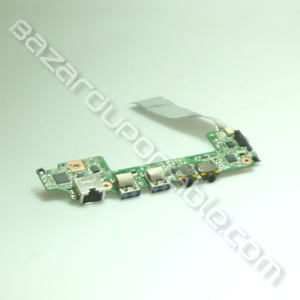 Carte audio sorties USB/réseau avec nappe pour Asus EeePC 1215N
