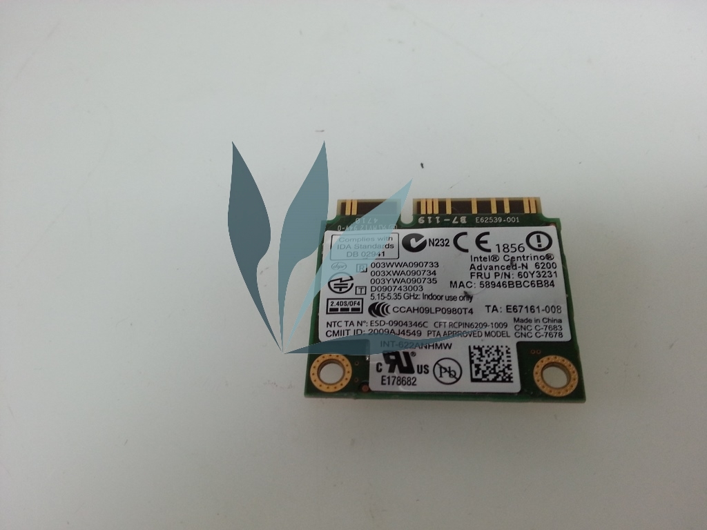 Carte wifi pour Lenovo T410