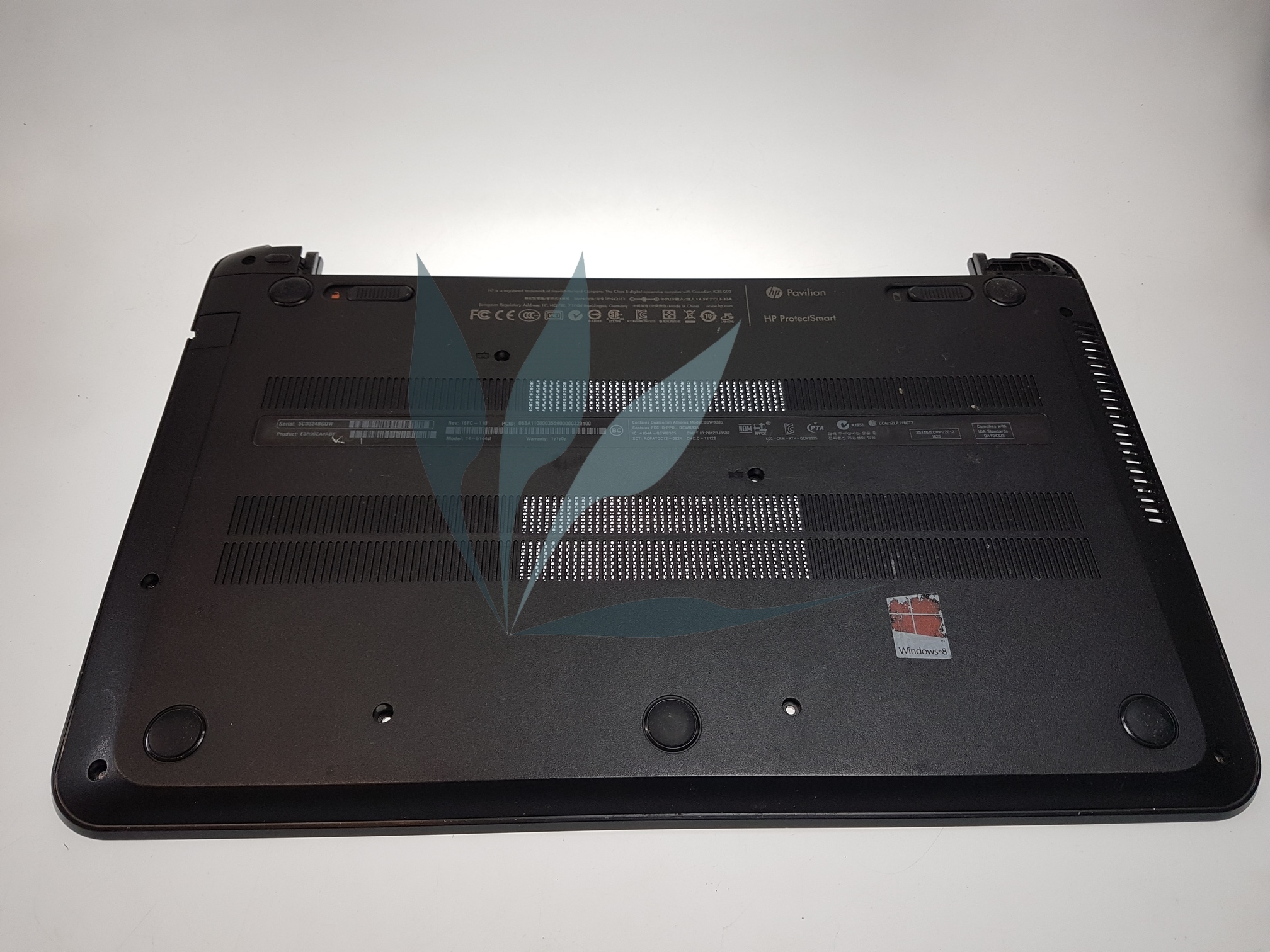 Plasturgie fond de caisse pour HP-14-b144sf