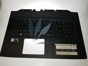 Plasturgie repose poignets noir avec clavier francais sans touchpad pour Acer Aspire VN7-792G