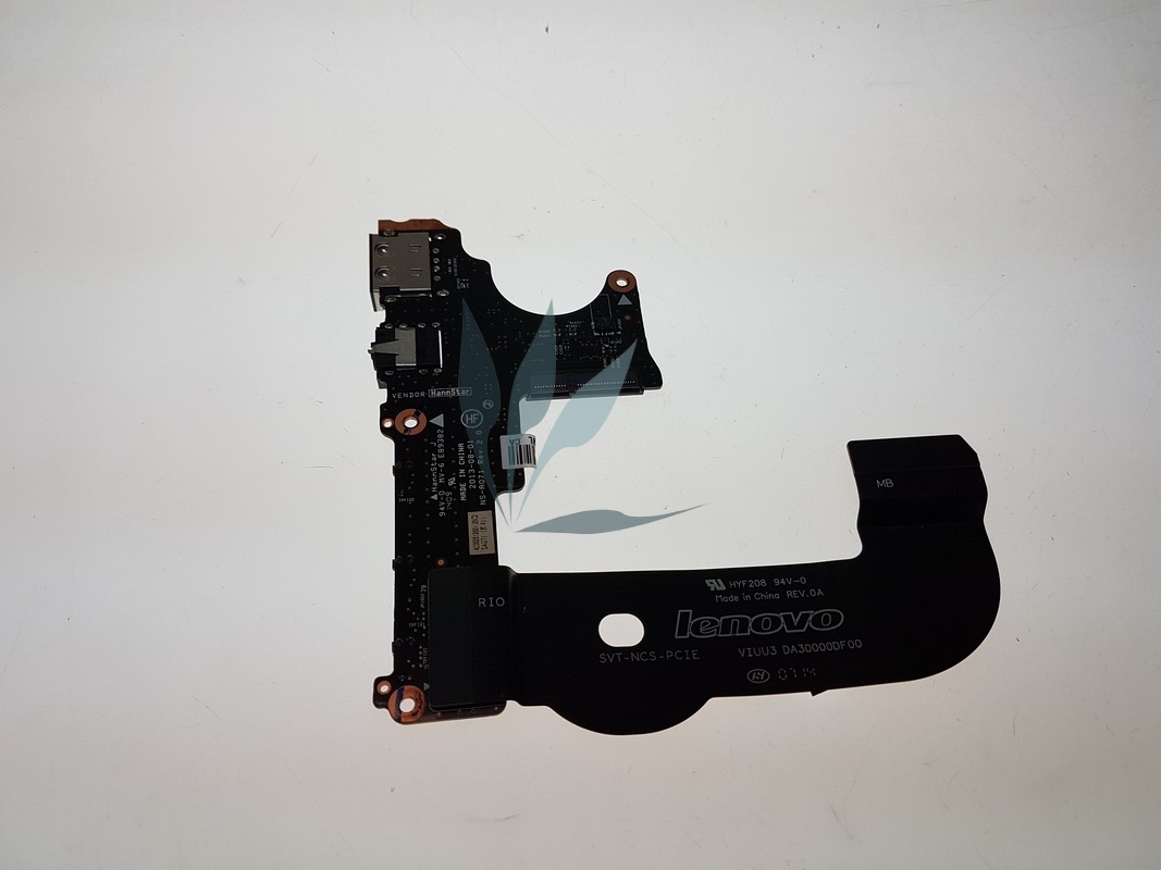 Carte fille avec 1 x USB. 1 x audio mini jack   pour Lenovo Yoga 2 PRO