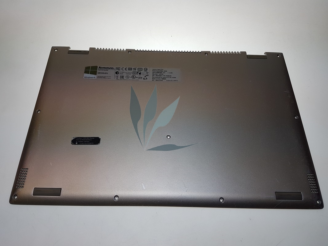 Fond de caisse gris pour Lenovo Yoga 2 PRO