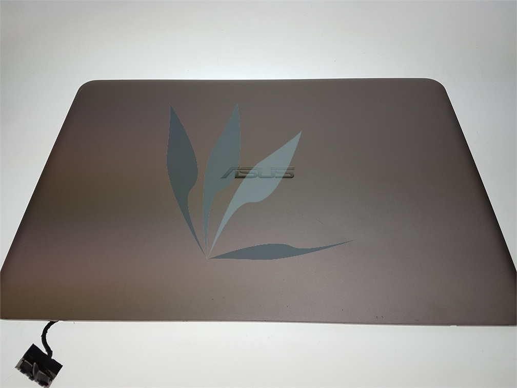 Module écran complet comprenant :  - une dalle 13.3. Full HD  - le LCD bezel (façade avant)  - la LCD cover gris (coque arrière)  - le cable d'écran et les antennes Wi-Fi  - les charnières pour Asus ux305L