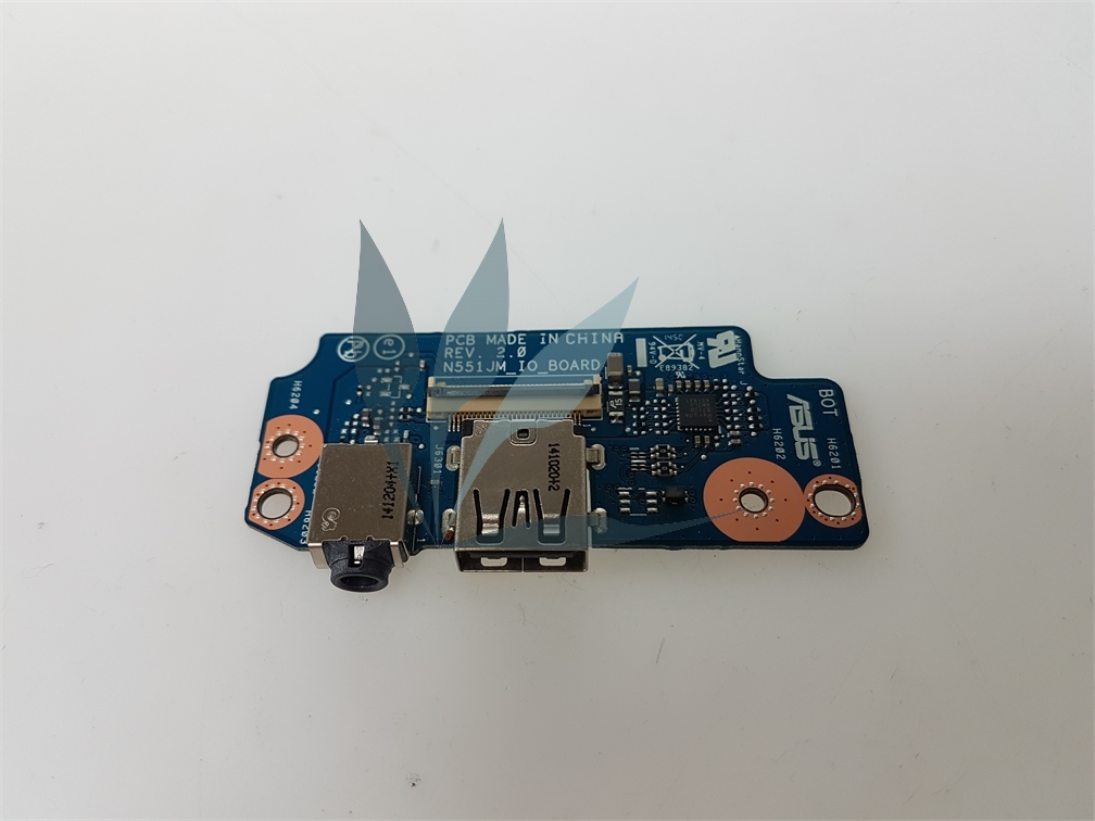 Circuit interface avec sorties audio et USB pour Asus G551JW / G551JM