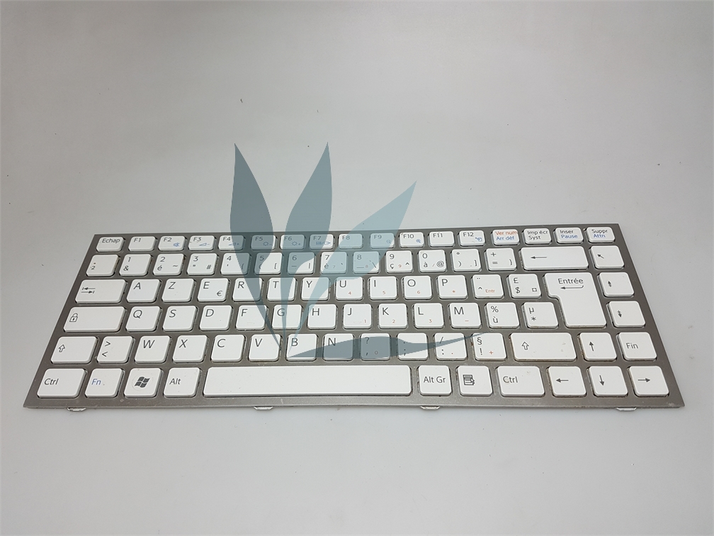 Clavier français blanc pour Sony Vaio PCG-51112m