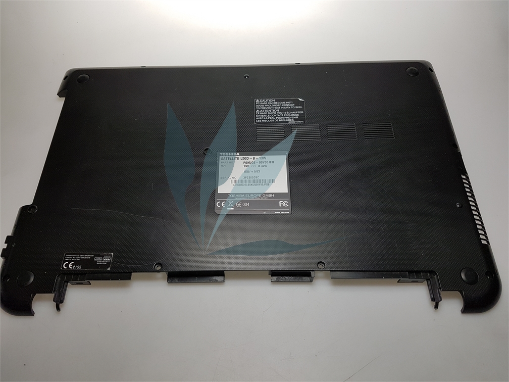 Plasturgie fond de caisse noire pour Toshiba Satellite L50D-B