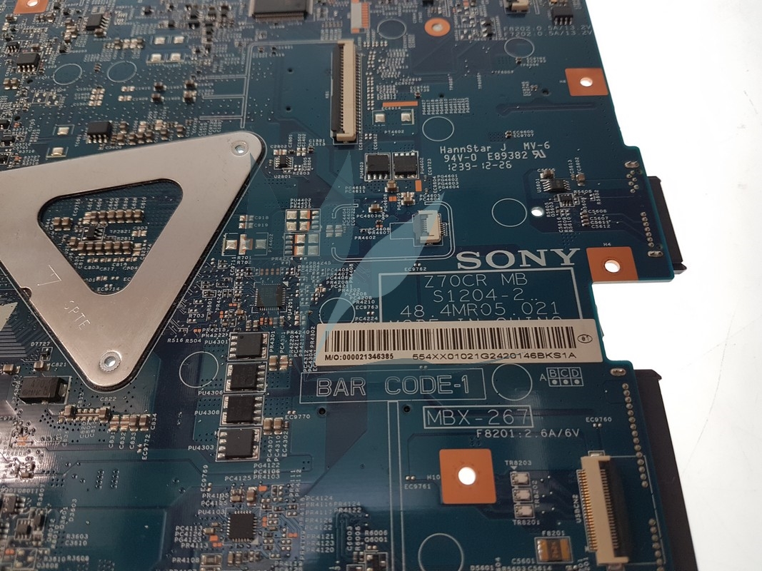 Carte mère COMPL MBX267 DIS1G_HM76_HY pour Sony Vaio SVE171C11M