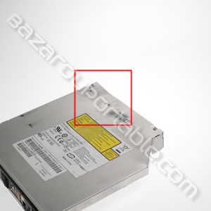 Lecteur graveur CD/DVD pour MSI Megabook GT725 (côté gauche légèrement enfoncé)