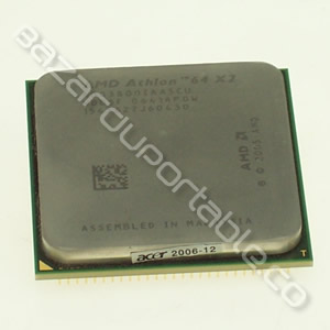 Processeur AMD Athlon 64 X2 3800+ (2.4Ghz réel) 2x512 Ko de cache - origine Acer Aspire L100