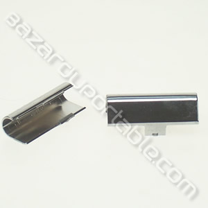 Cache charniere droite et gauche couleur argent / chrome pour Compaq Presario 900