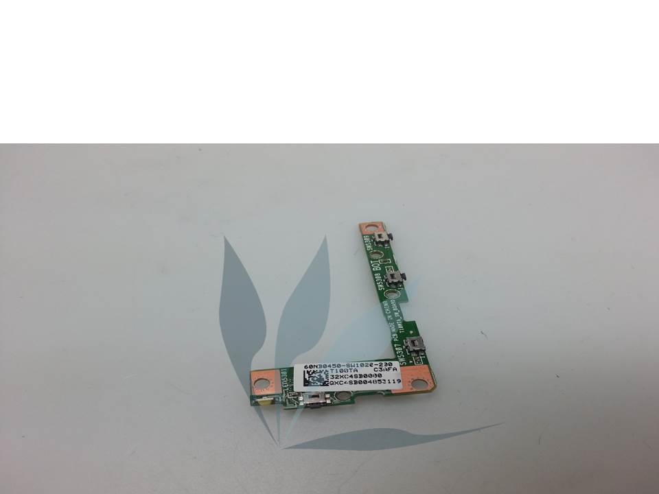 Carte contrôleur pour Asus T100TA
Carte fille de gestion des boutons de la partie tablette (volume, verrouillage...)
Switch board