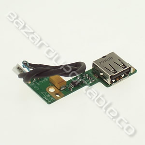 Carte USB latéral droit (haut) avec câble de liaison soudé pour HP pavilion DV9000