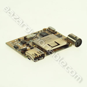 Carte fille USB, lecteur de carte mèmoire et sortie S-vidéo pour Packard-Bell Easynote H5264