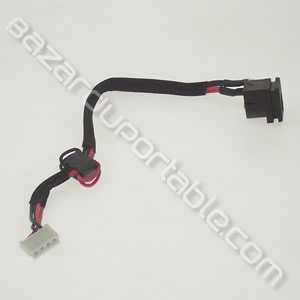 Connecteur d'alimentation sur câble pour Toshiba Tecra A7