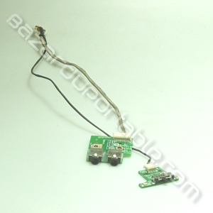 Carte audio et carte interrupteur WIFI avec câbles pour DELL Inspiron 1721