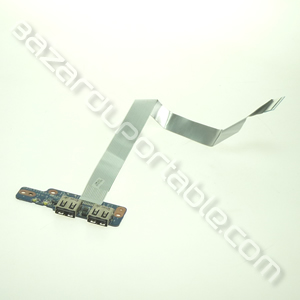 Carte fille sorties USB avec sa nappe soudée pour HP Pavilion DV7-5