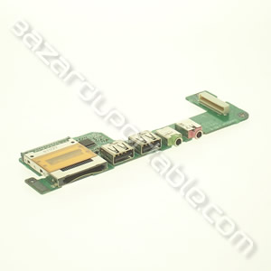 Carte intérrupteur (power) avec lecteur de carte, sortie audio et sorties USB pour Acer Aspire one ZG5 / A110