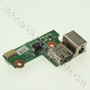 Carte connecteur alimentation avec port USB pour HP pavilion DV6000