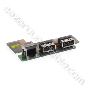 Carte sorties USB et connecteur réseau pour Toshiba Satellite A300-19Q