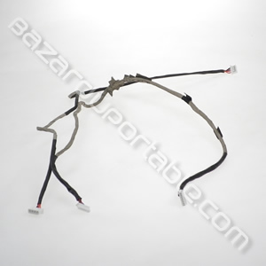 Câble double carte connecteur alimentation et connecteur réseau / carte mère pour MSI Notebook MS-1719 GX701