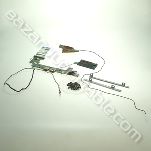 Kit pièces pour Asus EeePC X101CH comprenant: 
kit vis, câble wifi, carte audio avec sa nappe, haut-parleur, câble webcam