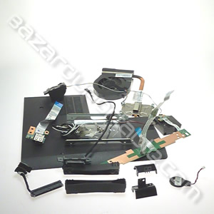 Kit pièces pour HP Pavilion G7-2000 comprenant:

- Haut-parleur droite/gauche
- carte touchpad
- caddy disque dur
- connecteur disque dur
- pile bios
- carte sortie USB
- plasturgie cache principal
- plasturgie coque cache charnière
- Câble wifi