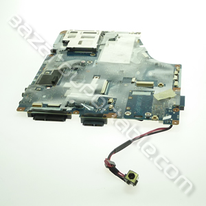 Carte mère avec connecteur alimentation soudé pour Toshiba Satellite A350-20S