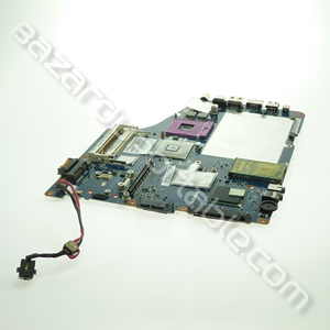 Carte mère avec connecteur alimentation soudé pour Toshiba Satellite A350-20S