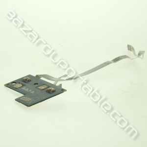 Carte bouton droite/gauche du touchpad avec les 2 nappes du touchpad soudées pour Toshiba Satellite A110