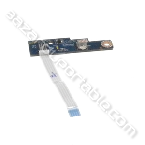 Carte intérrupteur touchpad avec nappe soudée reliant à la carte bouton droite/gauche du touchpad pour HP pavilion DV7-1000 (modèle 17.0 pouces)