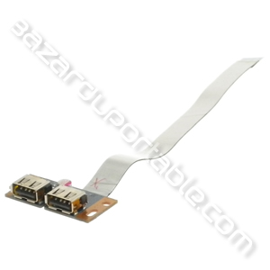 Carte fille sorties USB avec son câble soudé pour Toshiba Satellite L555-11L